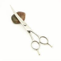 HKM-5949117 Dog Grooming Scissors and Comb Set - Stainless Steel Finishing Tools with Leather Bag