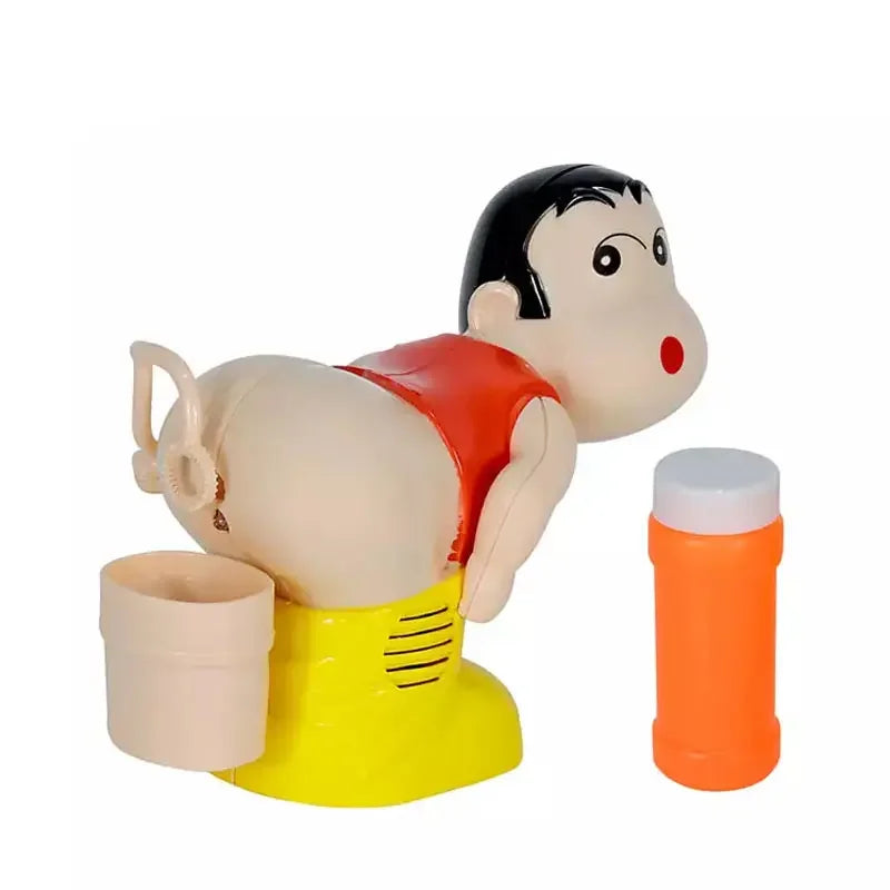 HKM-595027 Cartoon Battery Operated Soap Bubble Machine Toy for Kids Ages 5-7