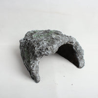 HKM-5951549 Large and Small Reptile Cave Hideout for Tortoises, Snakes, and Lizards - Durable Resin Design