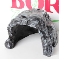 HKM-5951549 Large and Small Reptile Cave Hideout for Tortoises, Snakes, and Lizards - Durable Resin Design