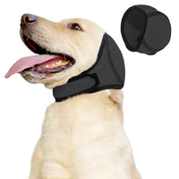 HKM-5952061 Waterproof Dog Head Cover with Earmuffs for Summer Swimming and Protection, Available in Gray and Rose Red
