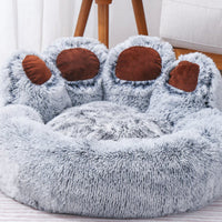HKM-5953341 Bear Paw Plush Dog Nest in Various Sizes and Colors