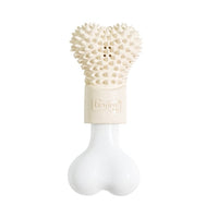 HKM-5954109 Bone-Shaped Refillable Dog Toothpaste Toy for Oral Care and Gum Massage
