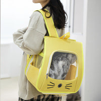 HKM-5955517 Breathable Oxford Fabric Cat Carrier Backpack for Dogs and Cats - Portable Transport Bag