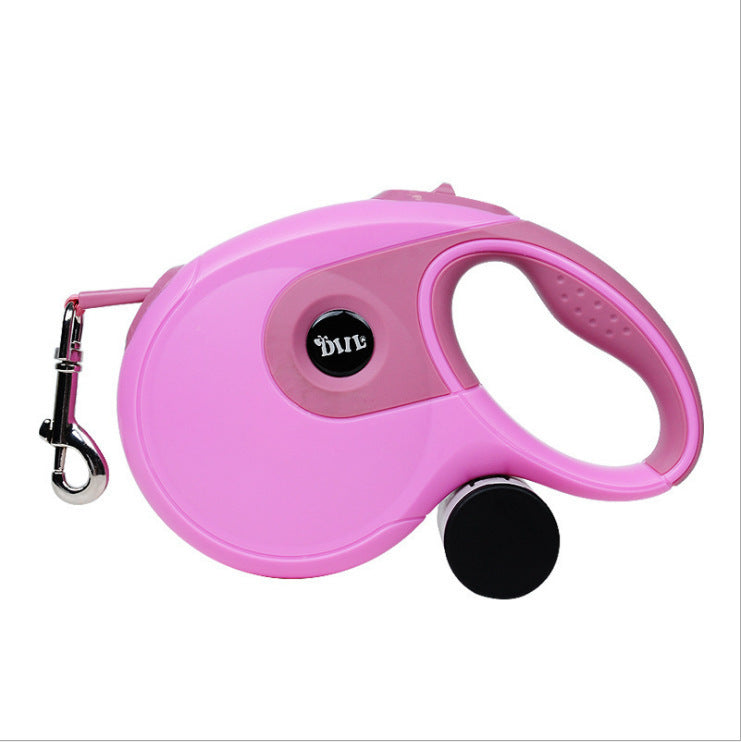 HKM-5955901 Automatic Retractable Dog Leash with Various Color Options and Dustbin Accessories