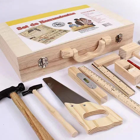 HKM-595667 Children's Wooden Home Repair Simulation Puzzle Set