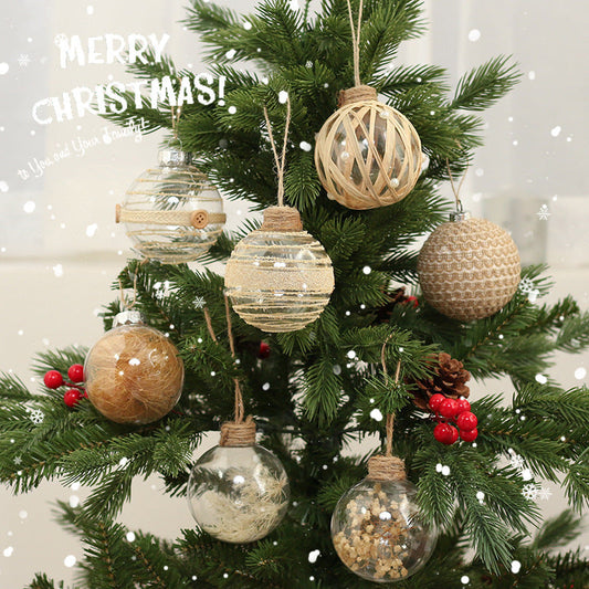 HKM-595667 Colorful Sequined Christmas Ball Decorations - Multiple Sizes and Colors Available