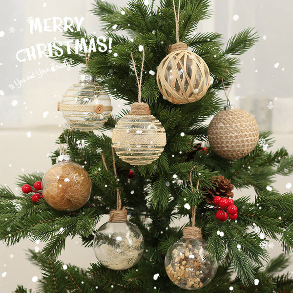 HKM-595667 Colorful Sequined Christmas Ball Decorations - Multiple Sizes and Colors Available