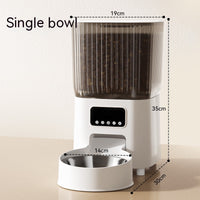 HKM-5957053 Smart Automatic Pet Feeder with WiFi Video Monitoring and Interactive Voice Control for Cats and Dogs