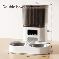 HKM-5957053 Smart Automatic Pet Feeder with WiFi Video Monitoring and Interactive Voice Control for Cats and Dogs