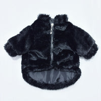 HKM-5957437 Warm Cotton-Padded Dog Coat in Black and White, Sizes XS to XXXL