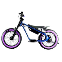 HKM-595795 16-Inch Aluminium Alloy Electric Motorcycle for Kids - High-Speed Dirt Bike with 2-Speed Gears and Integrated Battery
