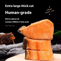 HKM-5959101 Freeze-Dried Salmon Chunks for Dogs - Multiple Sizes Available