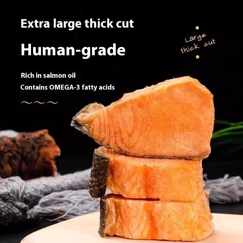 HKM-5959101 Freeze-Dried Salmon Chunks for Dogs - Multiple Sizes Available