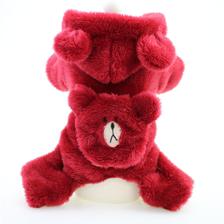 HKM-5959613 Thickened Double-Sided Arctic Velvet Autumn and Winter Pet Clothes for Dogs in Multicolors