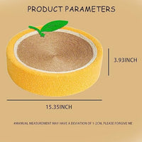 HKM-5960509 Sisal Round Cat Scratching Board and Bed for Small Breeds - Durable, Multi-Purpose Design for Play and Sleep