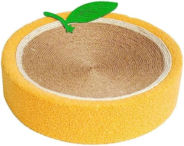 HKM-5960509 Sisal Round Cat Scratching Board and Bed for Small Breeds - Durable, Multi-Purpose Design for Play and Sleep