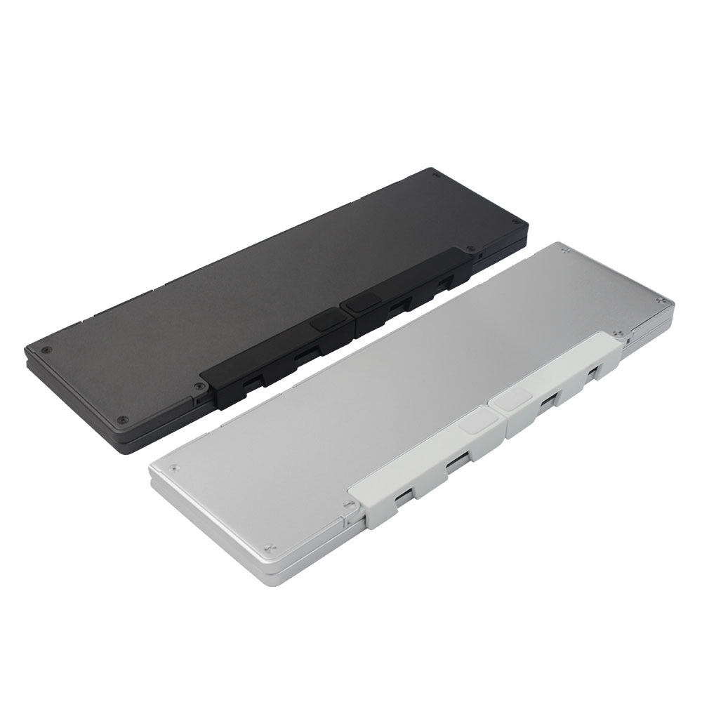 HKM-596051 Compact Bluetooth Folding Keyboard with Touch-Sensitive Design and Hidden Stand