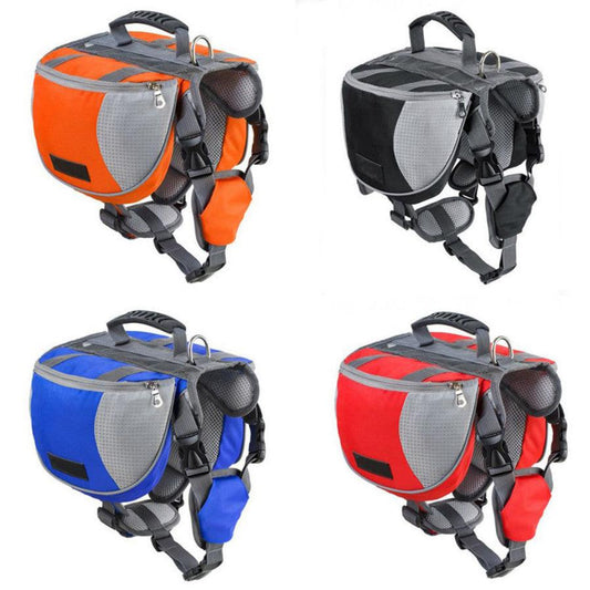 HKM-596051 Dog Hiking Backpack with Adjustable Straps and Storage Compartments