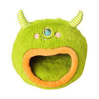 HKM-596371 Cozy Cartoon Monster Enclosed Pet Bed for Dogs and Cats - Soft and Warm for All Seasons