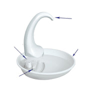 HKM-5964861 Pet Drinking Fountain for Cats and Dogs - 2.36L Capacity, Quiet, Easy to Clean with Charcoal Filter