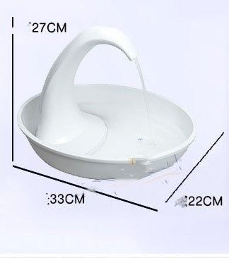 HKM-5964861 Pet Drinking Fountain for Cats and Dogs - 2.36L Capacity, Quiet, Easy to Clean with Charcoal Filter
