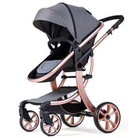 HKM-596563 3-in-1 Luxury Travel System Stroller with Car Seat - Foldable Baby Pram for Infants