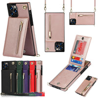 HKM-596627 Leather Wallet Phone Case for Multiple Models - Durable TPU & Leather Design
