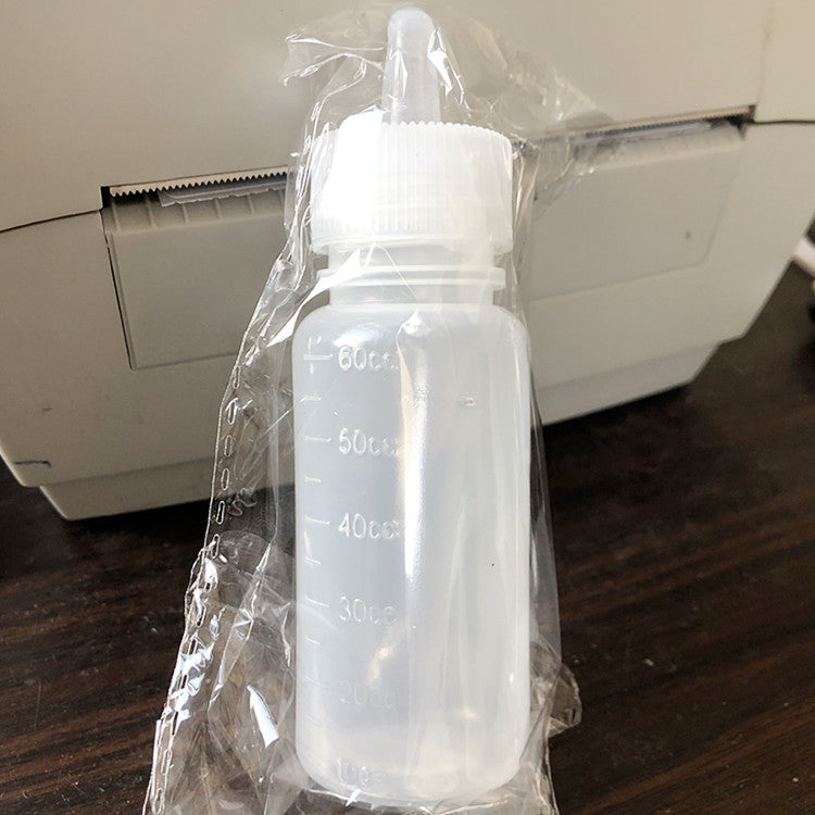 HKM-5966653 60 Ml Pet Milk Bottle for Dogs and Cats - Feeding Bottle Set with Nipple and Brush