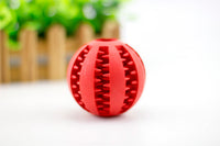 HKM-5967421 Multi-Color Rubber Mint Feeding Ball with Built-in Food Storage for Dogs and Cats