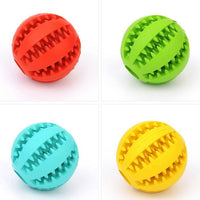HKM-5967421 Multi-Color Rubber Mint Feeding Ball with Built-in Food Storage for Dogs and Cats