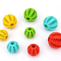 HKM-5967421 Multi-Color Rubber Mint Feeding Ball with Built-in Food Storage for Dogs and Cats