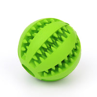 HKM-5967421 Multi-Color Rubber Mint Feeding Ball with Built-in Food Storage for Dogs and Cats