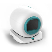 HKM-596819 Large Automatic Self-Cleaning Cat Litter Box with Stainless Steel & Plastic Design