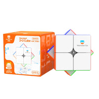 HKM-596819 MG Mirror Pyramid Skewb Magic Cube Puzzle and 3x3 Speed Cube Educational Toy
