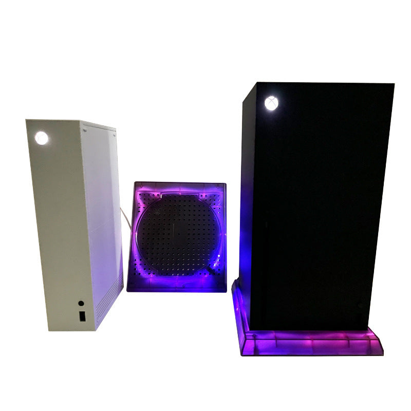 HKM-596883 RGB Cooling Base for Xbox Series X/S with Remote Control - Multi-Functional and Compact Design