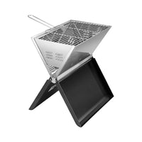 HKM-596883 Stainless Steel Portable Indoor Barbecue Grill for 2-3 Persons with Tube Burners