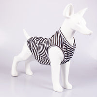HKM-5969341 Striped Crew Neck Pet Tank Top in Various Colors and Sizes
