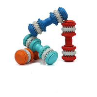 HKM-5969597 Durable Rubber Dog Chew Toy with Teeth Cleaning Features and Mint Flavor