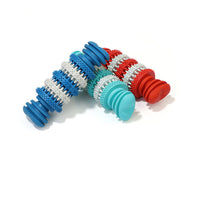 HKM-5969597 Durable Rubber Dog Chew Toy with Teeth Cleaning Features and Mint Flavor