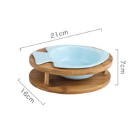 HKM-5970749 Elegant Ceramic Cat Bowl for Stylish Dining
