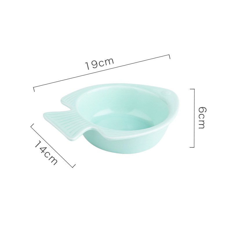 HKM-5970749 Elegant Ceramic Cat Bowl for Stylish Dining