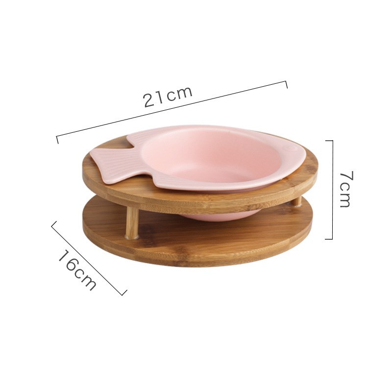 HKM-5970749 Elegant Ceramic Cat Bowl for Stylish Dining