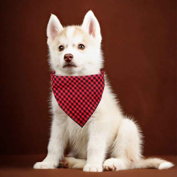 HKM-5972157 Plaid Pet Towelettes for Dogs and Cats - Cotton Cleaning Wipes in Multiple Colors and Sizes