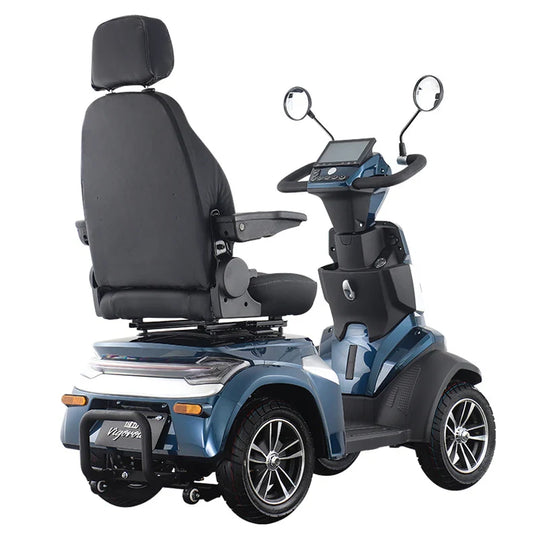 HKM-597395 Four-Wheel Off-Road Electric Mobility Scooter for Adults with 48V Battery and LED Lights