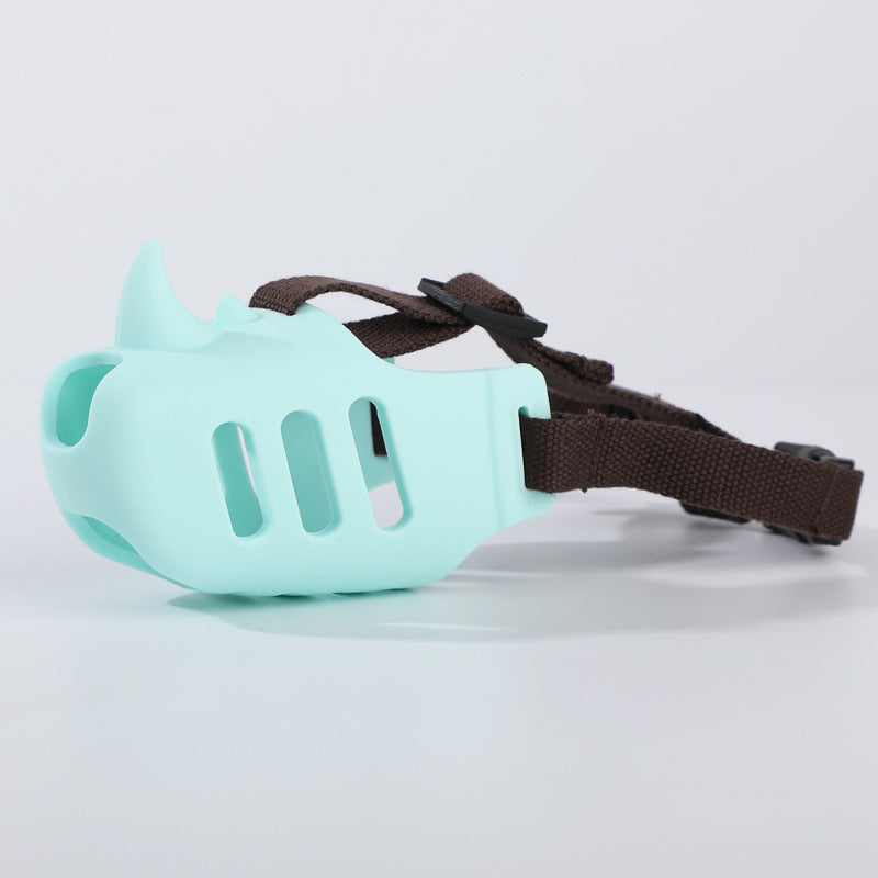 HKM-5974205 Silicone Anti-Bite Pet Muzzle for Medium and Large Dogs - Multiple Colors Available