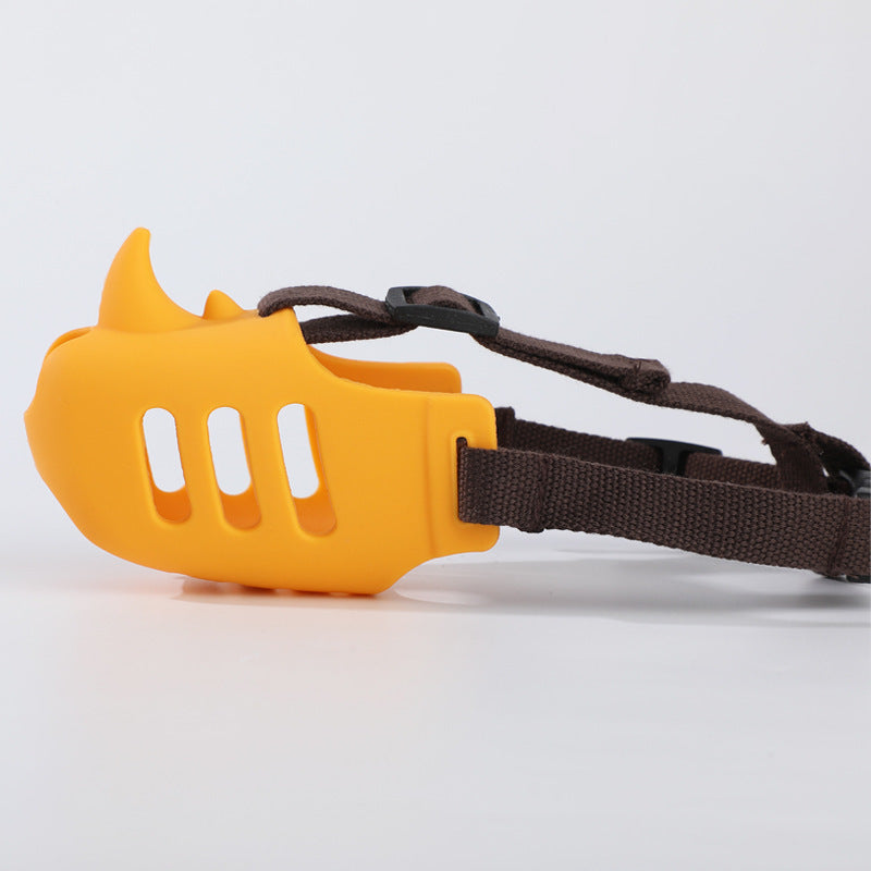 HKM-5974205 Silicone Anti-Bite Pet Muzzle for Medium and Large Dogs - Multiple Colors Available