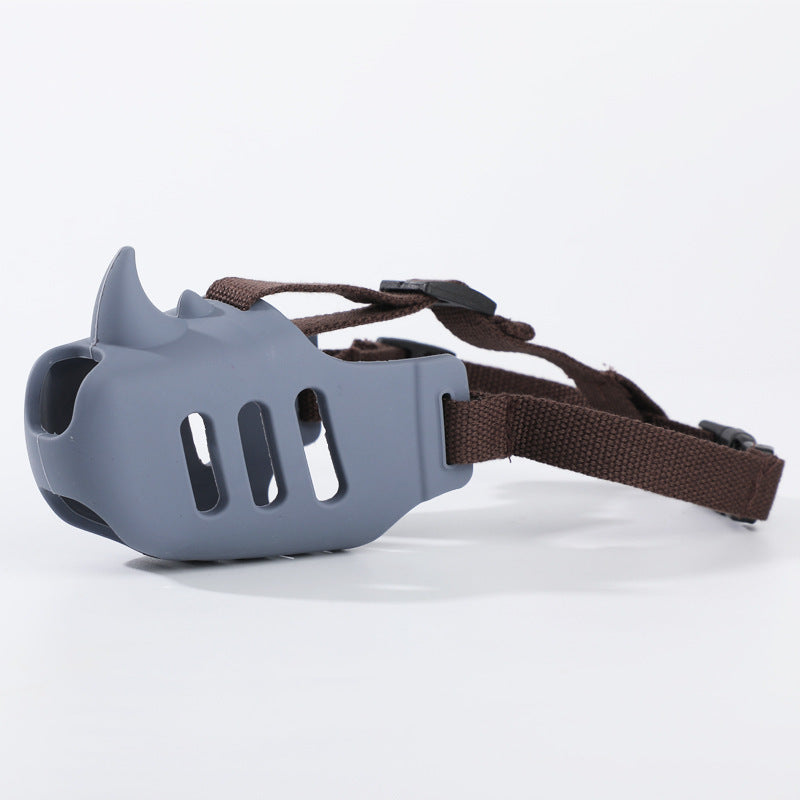 HKM-5974205 Silicone Anti-Bite Pet Muzzle for Medium and Large Dogs - Multiple Colors Available