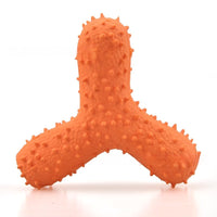 HKM-5975357 Pet Latex Toys Barbed Bone - Sound Toy for Effective Tooth Cleaning