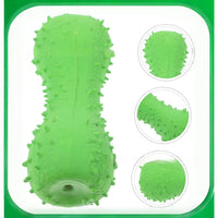 HKM-5975357 Pet Latex Toys Barbed Bone - Sound Toy for Effective Tooth Cleaning